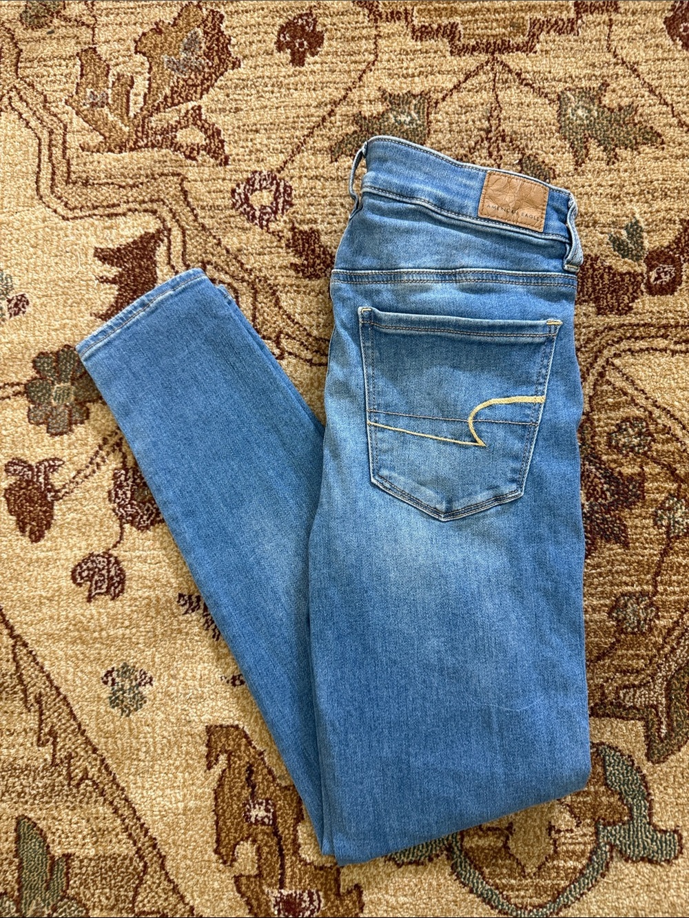 American eagle high rise stretch jean jeggings 6 short